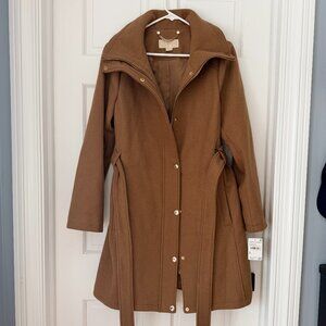 Michael Kors Women's Camel Wool Coat - New With Tags Size M